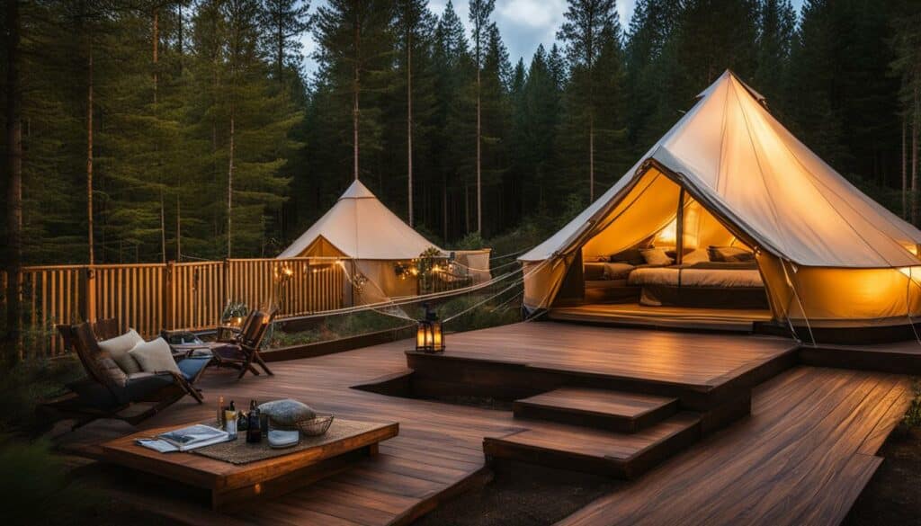mobile-friendly glamping site