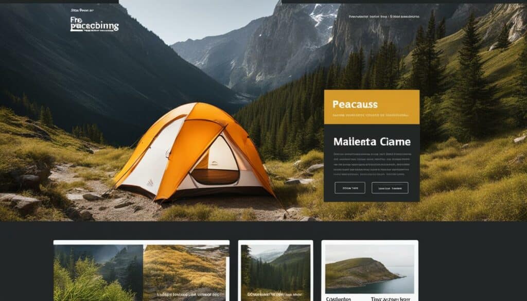 mobile-friendly landing page