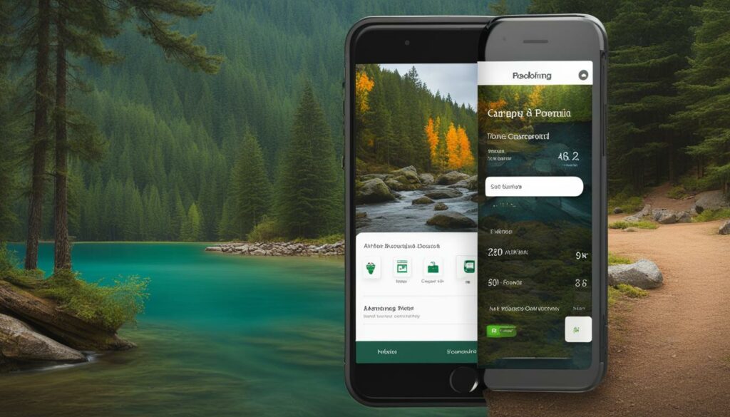 mobile-friendly software for campground reservation