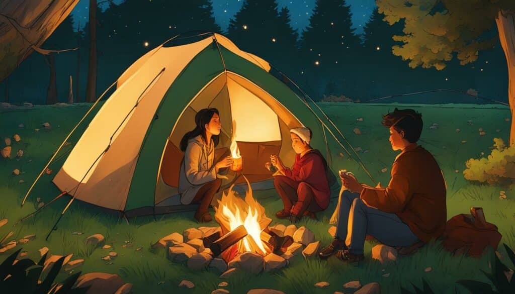 nature-inspired camping photography