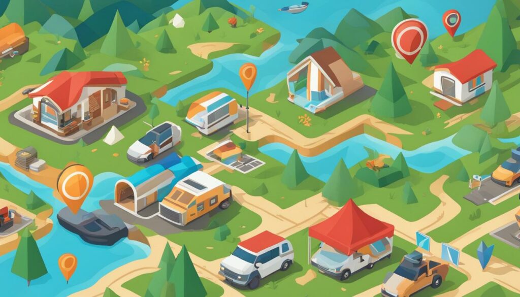 online advertising for camping sites