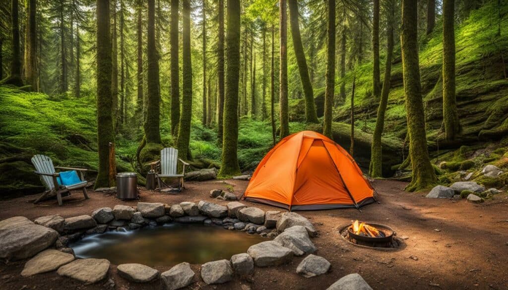 promoting camping content on Instagram
