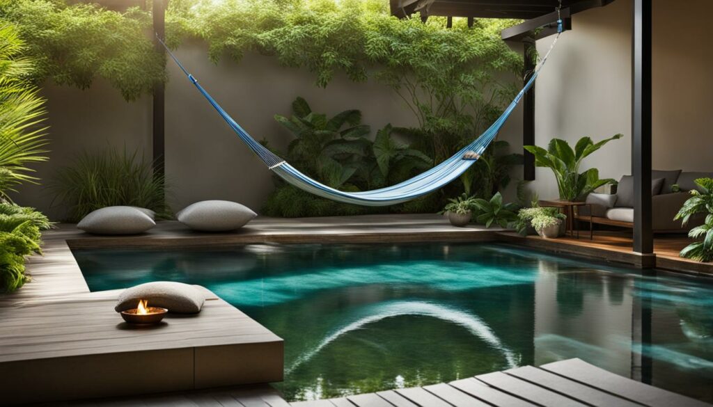 relaxation in outdoor accommodations