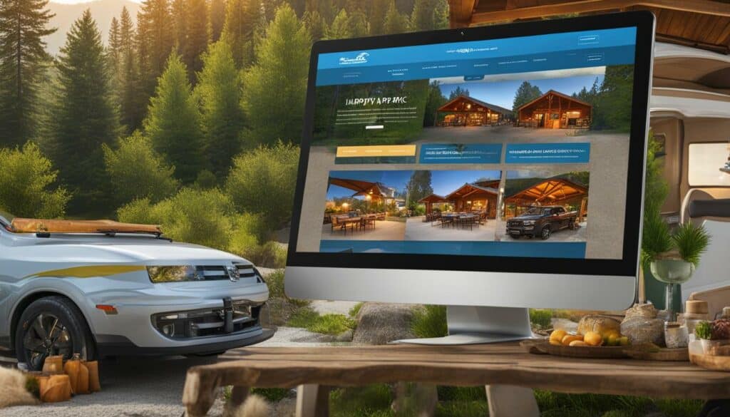 responsive design for RV park websites