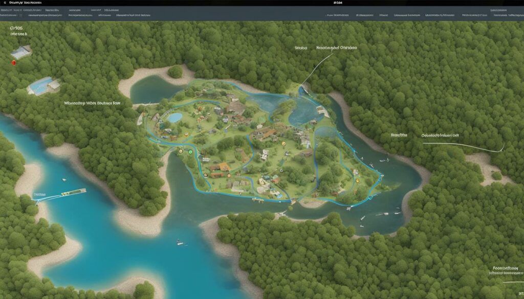 site structure optimization for campgrounds