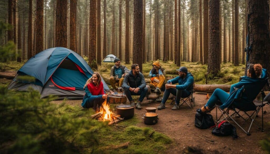 social media marketing for campers promoting camping content on Pinterest