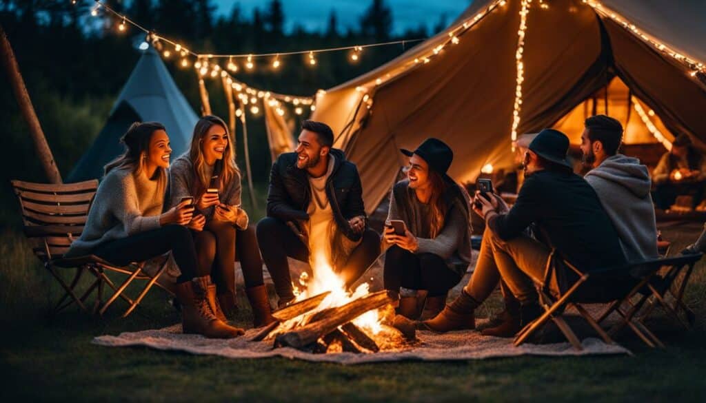 social media marketing for glamping websites