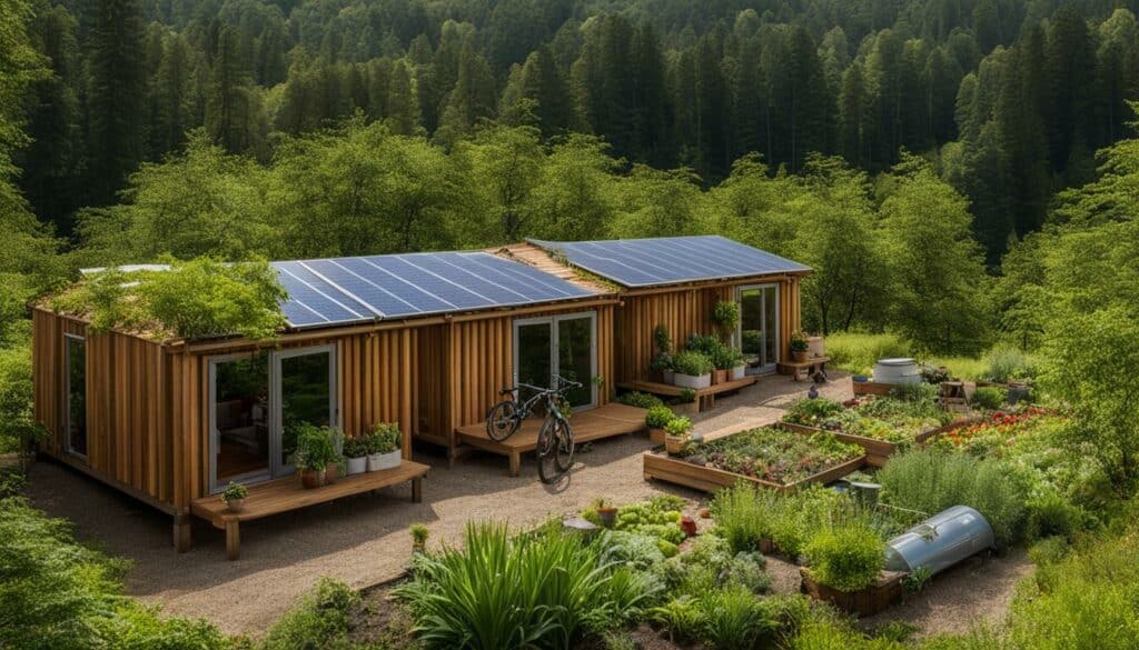 sustainable glamping site