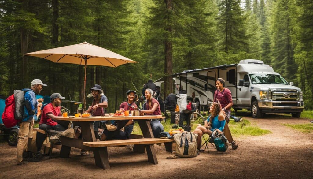 target demographic campground bookings
