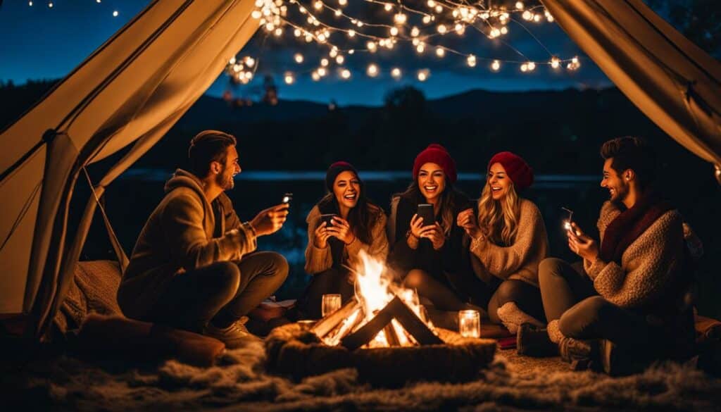 using visuals to promote glamping