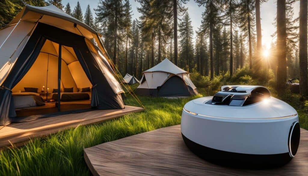virtual reality glamping tours